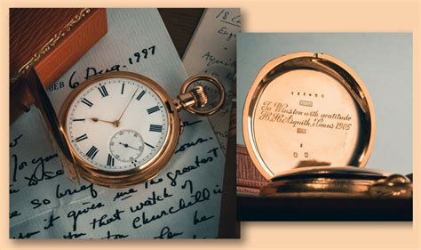 winston churchill pocket watch value